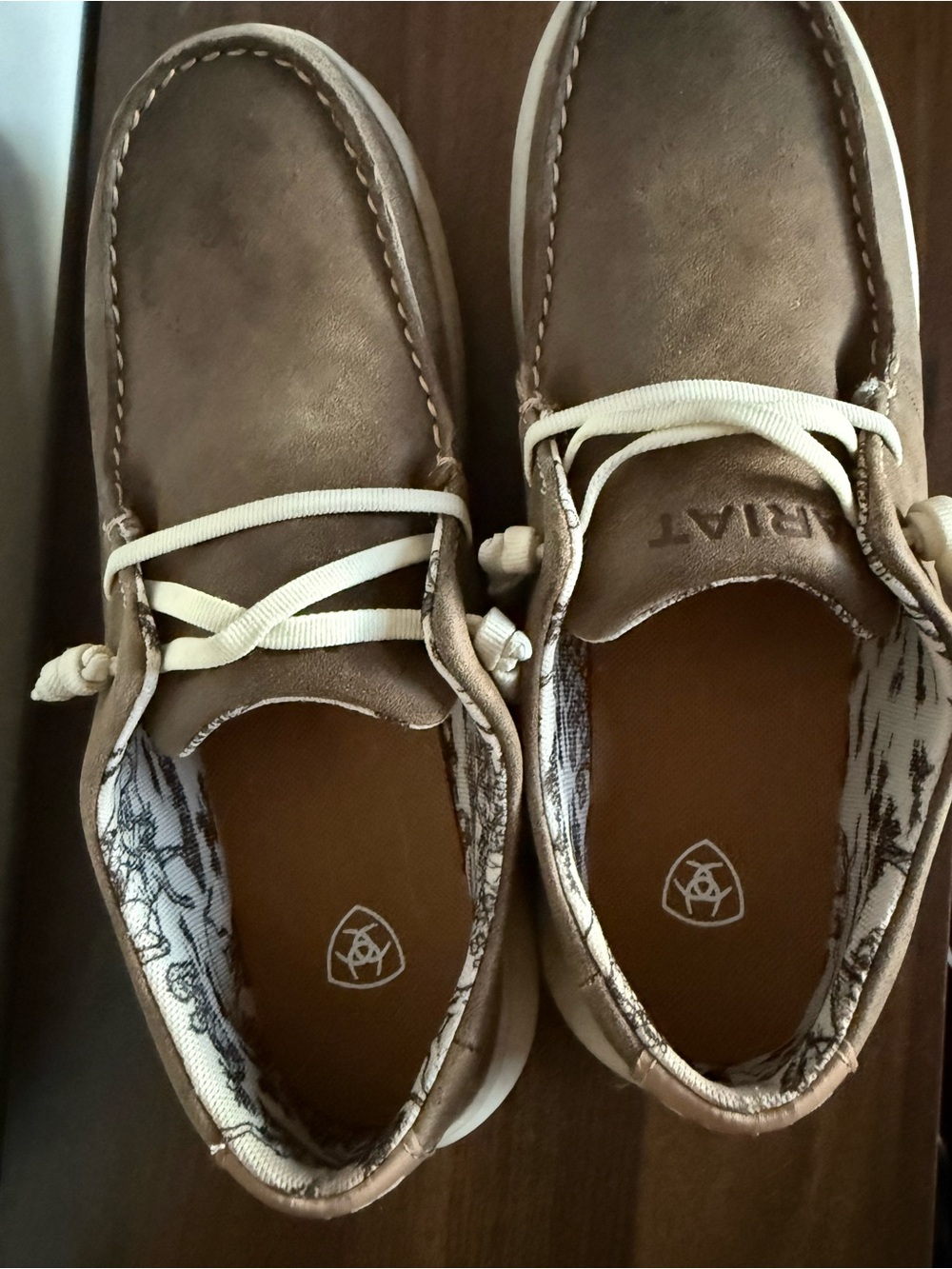Ariat Women’s Hilo Brown Leather Boat Shoes